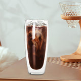 Maxbell Maxbell Double Wall Glass Cup Round Tea Cups Juice Cup Portable Insulated Coffee Mug 650ml
