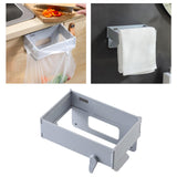 Maxbell Maxbell Portable Trash Bag Holder Trash Bag Storage Rack for Household Cabinet Doors Gray