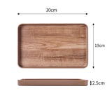 Maxbell Maxbell Platter Food Tray Snacks Tray Simple Decoration Tea Cup Storage Serving Tray S