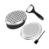 Maxbell Maxbell Kitchen Cheese Grater Multiuse Vegetable Cutter for Onions Vegetables Ginger Black
