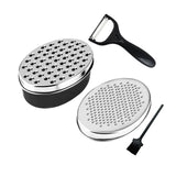Maxbell Maxbell Kitchen Cheese Grater Multiuse Vegetable Cutter for Onions Vegetables Ginger Black