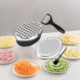 Maxbell Maxbell Kitchen Cheese Grater Multiuse Vegetable Cutter for Onions Vegetables Ginger Black
