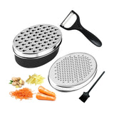 Maxbell Maxbell Kitchen Cheese Grater Multiuse Vegetable Cutter for Onions Vegetables Ginger Black