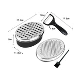 Maxbell Maxbell Kitchen Cheese Grater Multiuse Vegetable Cutter for Onions Vegetables Ginger Black