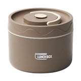 Maxbell Maxbell 2x Insulated Lunch Boxlunch Box Round Bento Box for Hiking Household Student Coffee
