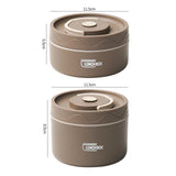 Maxbell Maxbell 2x Insulated Lunch Boxlunch Box Round Bento Box for Hiking Household Student Coffee