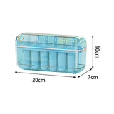 Maxbell Maxbell Ice Lolly Maker 6 Grids DIY Ice Cream Maker for Restaurant Cake Shop Kitchen blue