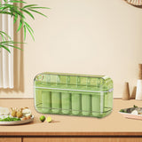 Maxbell Maxbell Ice Lolly Maker 6 Grids DIY Ice Cream Maker for Restaurant Cake Shop Kitchen green