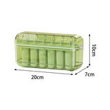 Maxbell Maxbell Ice Lolly Maker 6 Grids DIY Ice Cream Maker for Restaurant Cake Shop Kitchen green