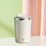 Maxbell Maxbell Stirring Mug Portable Self Mixing Coffee Mug for Hiking Gym Camping Beige