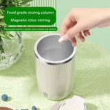 Maxbell Maxbell Stirring Mug Portable Self Mixing Coffee Mug for Hiking Gym Camping Beige