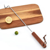 Maxbell Maxbell BBQ Meat Turner Hook Easy to Clean Meat Hook for Sausages BBQ Grill Flipping 31.8cmx3.7cm