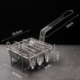 Maxbell Taco Basket Tortillas Taco Shell Deep Fryer Basket for Snack Bar Coffee Shop