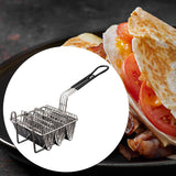 Maxbell Taco Basket Tortillas Taco Shell Deep Fryer Basket for Snack Bar Coffee Shop