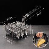 Maxbell Taco Basket Tortillas Taco Shell Deep Fryer Basket for Snack Bar Coffee Shop