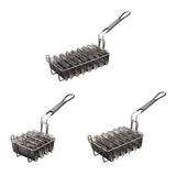 Maxbell Taco Basket French Fries Taco Shell Deep Fryer Basket for Kitchen Restaurant