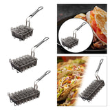 Maxbell Taco Basket French Fries Taco Shell Deep Fryer Basket for Kitchen Restaurant