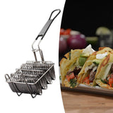 Maxbell Taco Basket French Fries Taco Shell Deep Fryer Basket for Kitchen Restaurant