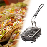 Maxbell Taco Basket French Fries Taco Shell Deep Fryer Basket for Kitchen Restaurant