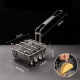 Maxbell Taco Basket French Fries Taco Shell Deep Fryer Basket for Kitchen Restaurant