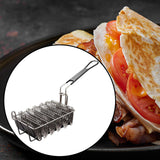 Maxbell Taco Basket French Fries Taco Shell Deep Fryer Basket for Kitchen Restaurant