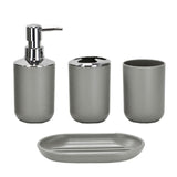 Maxbell Maxbell Bathroom Accessories Housewarming Gift Toothbrush Holder for Bathroom Vanity Gray