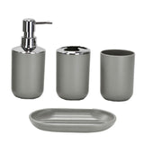 Maxbell Maxbell Bathroom Accessories Housewarming Gift Toothbrush Holder for Bathroom Vanity Gray