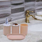 Maxbell Maxbell Bathroom Accessories Housewarming Gift Toothbrush Holder for Bathroom Vanity Apricot