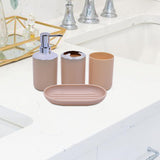 Maxbell Maxbell Bathroom Accessories Housewarming Gift Toothbrush Holder for Bathroom Vanity Apricot