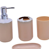 Maxbell Maxbell Bathroom Accessories Housewarming Gift Toothbrush Holder for Bathroom Vanity Apricot