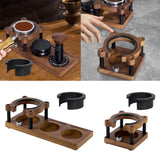 Maxbell Coffee Tamper Station 51/53/58 mm Espresso Tamper Holder for Restaurant Home rectangle