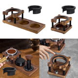 Maxbell Coffee Tamper Station 51/53/58 mm Espresso Tamper Holder for Restaurant Home rectangle