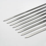Maxbell Maxbell 8x Metal Skewers for Grilling BBQ Barbecue Sticks for Chicken Prawn Grilling