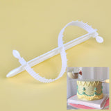 Maxbell Maxbell Cake ARC Ruler Practical Fondant Cake ARC Ruler for Cream Birthdays Weddings