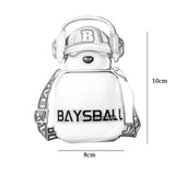 Maxbell Water Bottle 22oz Cute Large Wide Mouth Training Cup for Office Boys Outdoor green