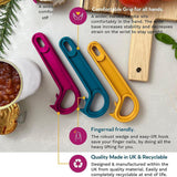 Maxbell Maxbell Multifunctional Bottle Opener Portable Lid Opener for Party Restaurants Home blue
