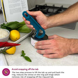 Maxbell Maxbell Multifunctional Bottle Opener Portable Lid Opener for Party Restaurants Home blue