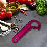 Maxbell Maxbell Multifunctional Bottle Opener Portable Lid Opener for Party Restaurants Home rose red