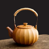 Maxbell Maxbell 500ml Ceramic Teapot Pumpkin Multipurpose Tea Infuser for Kitchen Restaurant