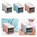 Maxbell Maxbell Desktop Organizers Cartoon Multipurpose Table Display Stand for Office Dorms White