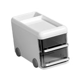Maxbell Maxbell Desktop Organizers Cartoon Multipurpose Table Display Stand for Office Dorms White