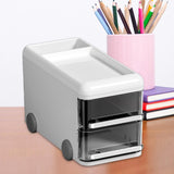 Maxbell Maxbell Desktop Organizers Cartoon Multipurpose Table Display Stand for Office Dorms White