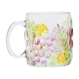 Maxbell Maxbell Glass Cup Glassware for Office Water Jug Cute 500ml for Tea Iced Coffee Juice