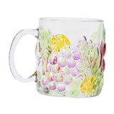 Maxbell Maxbell Glass Cup Glassware for Office Water Jug Cute 500ml for Tea Iced Coffee Juice