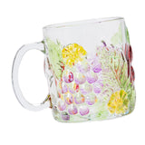 Maxbell Maxbell Glass Cup Glassware for Office Water Jug Cute 500ml for Tea Iced Coffee Juice
