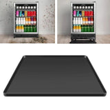 Maxbell Maxbell Under Refrigerator Mat Multipurpose Home Supplies Nonslip Silicone Drip Tray 65x60cm Black