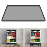 Maxbell Maxbell Under Refrigerator Mat Multipurpose Home Supplies Nonslip Silicone Drip Tray 65x60cm Gray