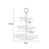 Maxbell Maxbell 3 Tier Cupcake Stand Multipurpose Home Decor Fruit Dish for Birthday Wedding