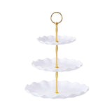 Maxbell Maxbell 3 Tier Cupcake Stand Multipurpose Home Decor Fruit Dish for Birthday Wedding