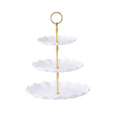 Maxbell Maxbell 3 Tier Cupcake Stand Multipurpose Home Decor Fruit Dish for Birthday Wedding
